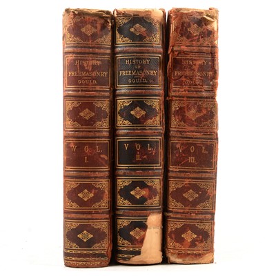 Lot 123 - R.F. Gould, The History of Freemasonry, in 3 vols.