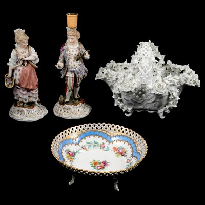 Lot 54 - Collection of Continental decorative porcelain