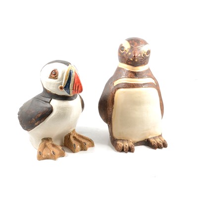 Lot 43 - Tracy Elizabeth Wright/ Zoo Ceramics, two studio pottery bird sculptures