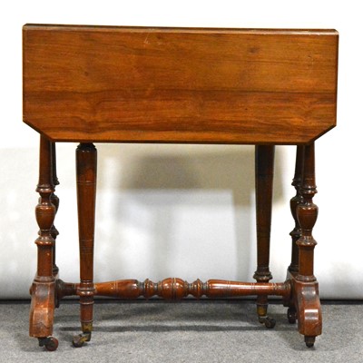 Lot 363 - Victorian walnut Sutherland table