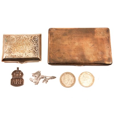 Lot 415 - Silver and white metal jewellery and other items.