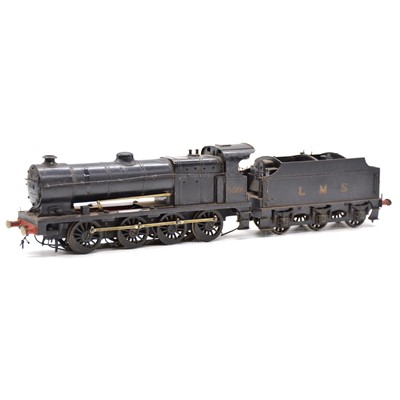 Lot 299 - O gauge finescale scratch-built locomotive and tender, LMS 0-8-0