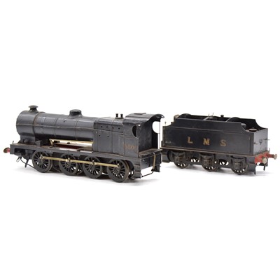 Lot 299 - O gauge finescale scratch-built locomotive and tender, LMS 0-8-0