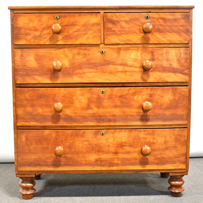 Lot 325 - Victorian walnut chest of drawers