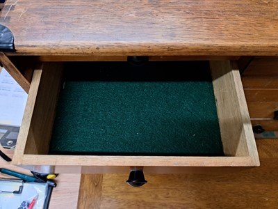 Lot 172 - Moore & Wright engineers tool chest / box, with inner drawers