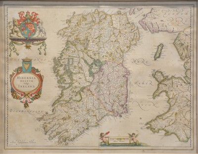 Lot 291 - Willem Blaeu, Hibernia Regnum Vulgo Ireland.