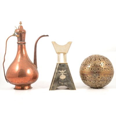 Lot 172 - Assorted Islamic and Western metalwares