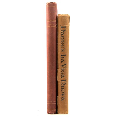 Lot 134 - Dante Alighieri, La Vita Nuova / The New Life, Harrap & Co, London & New York, and another book.