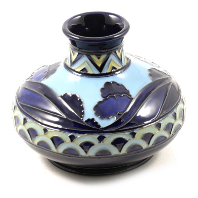 Lot 20 - Kerry Goodwin for Moorcroft, a squat vase in the Second Dawn design