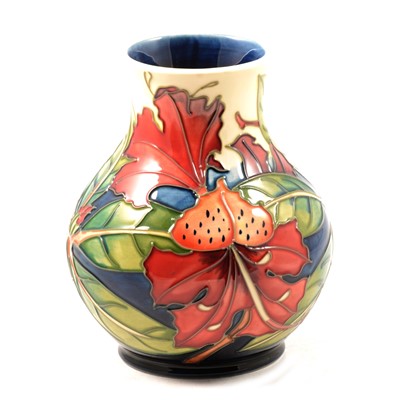 Lot 10 - Philip Gibson for Moorcroft Pottery, a 'Simeon' pattern vase