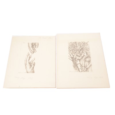 Lot 400 - Patricia Ludlow, twenty-one pencil illustrations for Thomas Hardy novels.