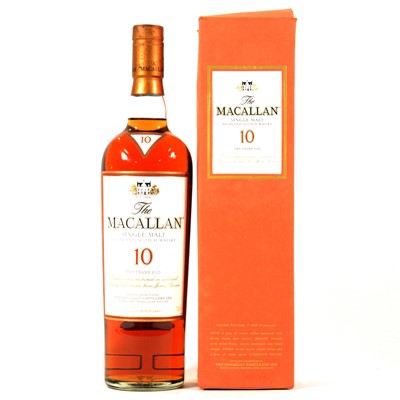 Lot 307 - Macallan, 10 year old, Sherry Oak cask bottling