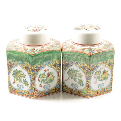 Lot 8 - Two Chinese porcelain ginger jars and covers
