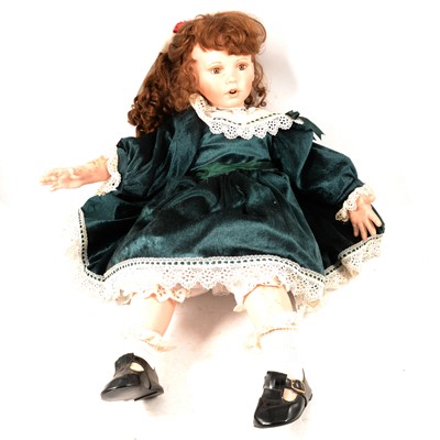 Lot 252 - German bisque head doll