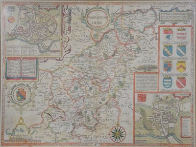 Lot 389 - John Speed, Northamptonshire, two maps