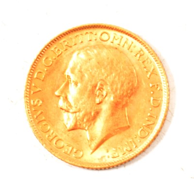 Lot 311 - A Gold Full Sovereign Coin, George V 1912.