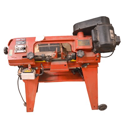 Lot 161 - Sealey horizontal cutting band saw, 1/2 HP single phase.