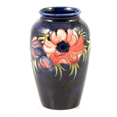 Lot 4 - Moorcroft Pottery - an Anemone pattern vase.