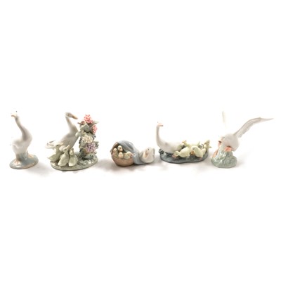 Lot 30 - Ten Lladro animal figurines.