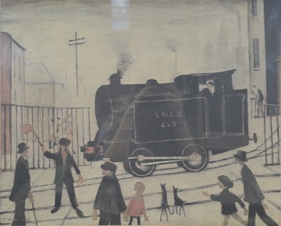 Lot 383 - After Laurence Stephen Lowry, two colour prints