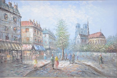 Lot 372 - Burnett, Notre Dame from the Seine