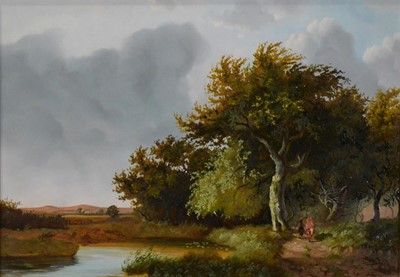 Lot 286 - Daniel Van Der Putten, Approaching storm at Loch Leven