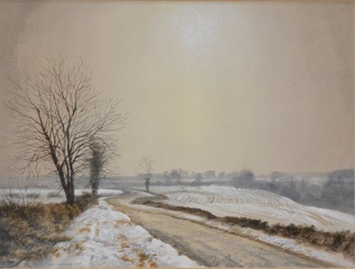 Lot 278 - Peter Newcombe, Melting snow, Tiffield