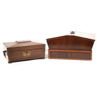 Lot 759 - Two Victorian work boxes