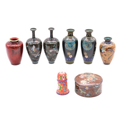Lot 42 - Small collection of cloisonne