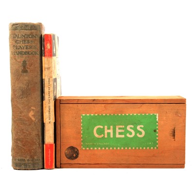 Lot 201 - Four chess sets and two books