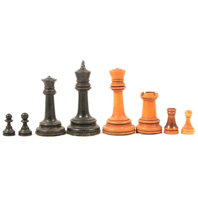Lot 200 - Quantity of Staunton pattern chess pieces