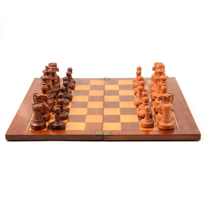 Lot 185 - Modern Staunton pattern chess set