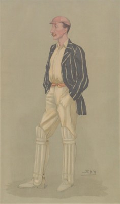 Lot 396 - Eight Vanity Fair/Spy prints, Cricketers.