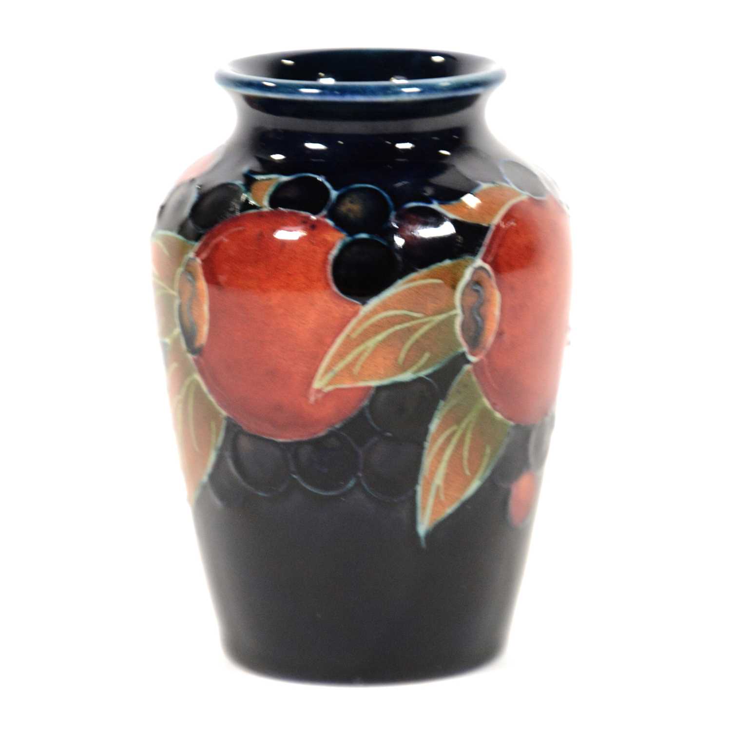 Lot 15 - William Moorcroft, Pomegranate ovoid vase