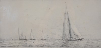 Lot 380 - Rowland Langmaid, four maritine etchings