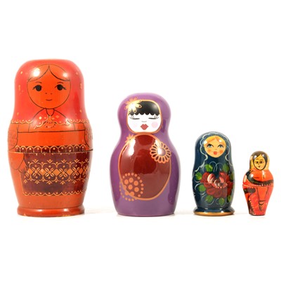 Lot 147 - Various Russian dolls, atomisers, etc