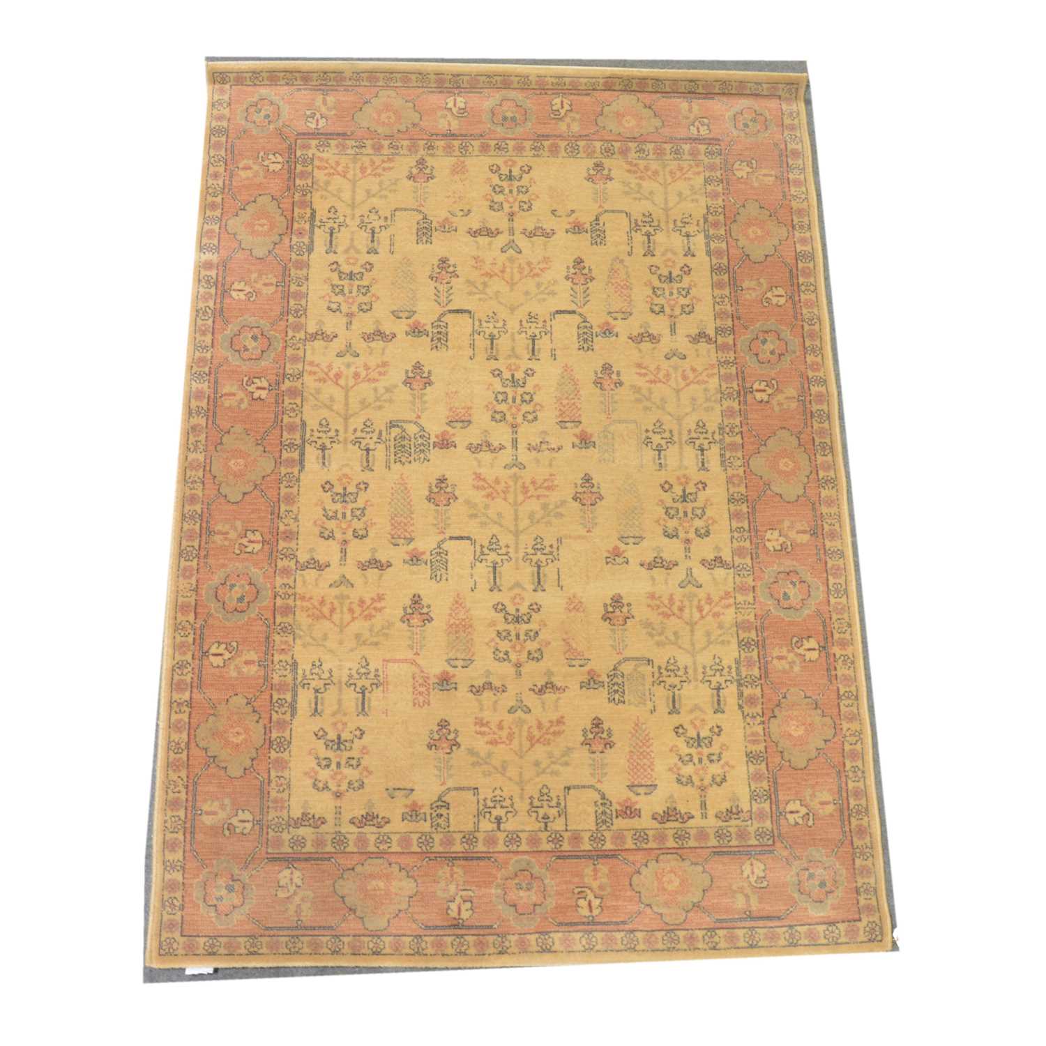 Lot 542 Modern wool rug