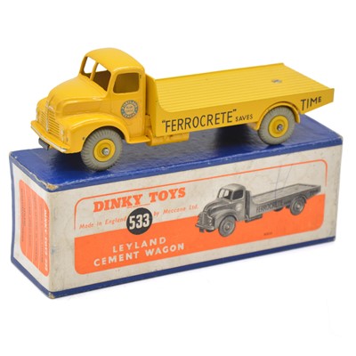 Lot 61 - Dinky Toys model 533 Leyland Cement Wagon 'Ferrocrete', boxed.