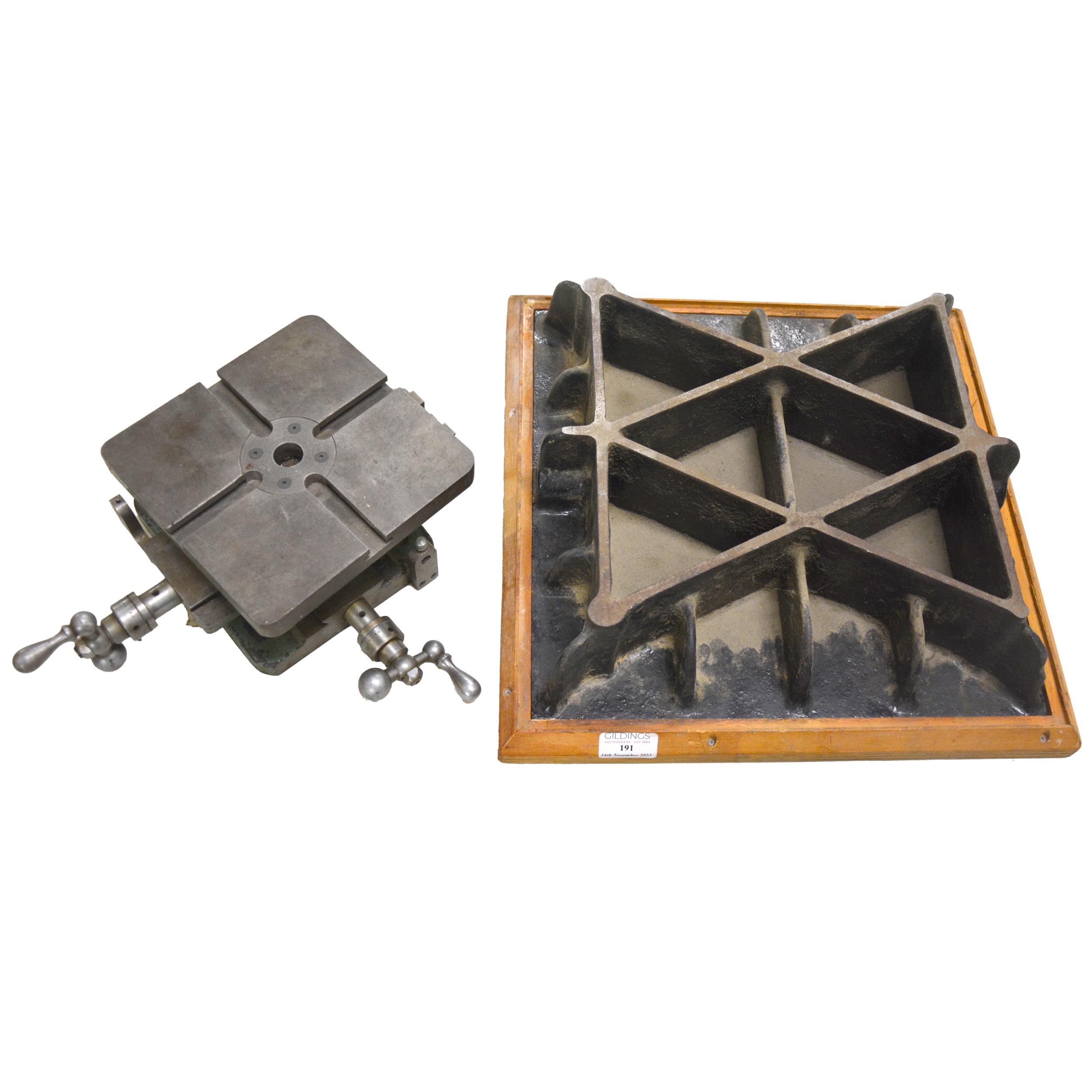Lot 191 Engineers surface plate, numbered 23910, 35.