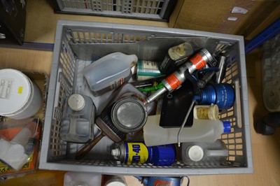 Lot 217 - Quantity of Lathe maintenance oils, lubricants, etc.