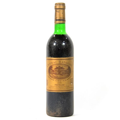 Lot 30 - 1979 Ch Batailley, Pauillac, one bottle