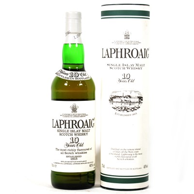 Lot 305 - Laphroaig, 10 year old, single Islay malt Scotch whisky