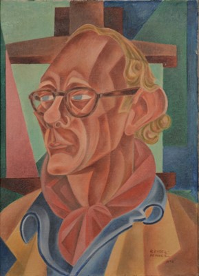 Lot 328 - Alfred Gil Pleydell Pearce, Cubist portrait