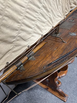 Lot 761 - Victorian bullet keel pond yacht