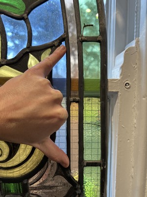 Lot 762 - Stained glass window