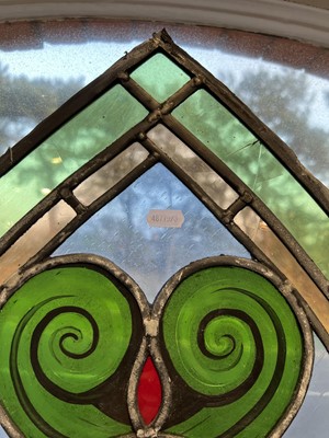 Lot 762 - Stained glass window
