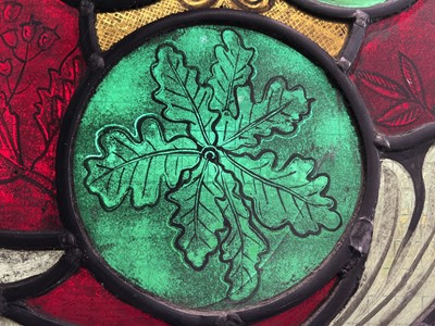 Lot 762 - Stained glass window