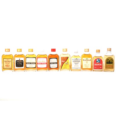 Lot 298 - Ten 1970s/ 1980s single Highland malt whisky miniatures