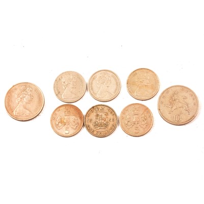 Lot 107 - A collection of old coinage, GB and Worldwide, varying dates.