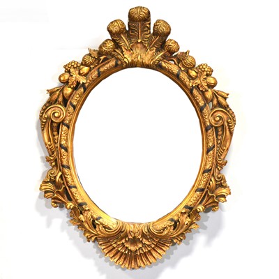 Lot 138 - Large Florentine style wall mirror